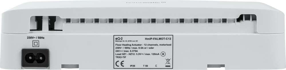 Fußbodenheizungscontroller – 12-fach, motorisch, HmIP-FALMOT-C12